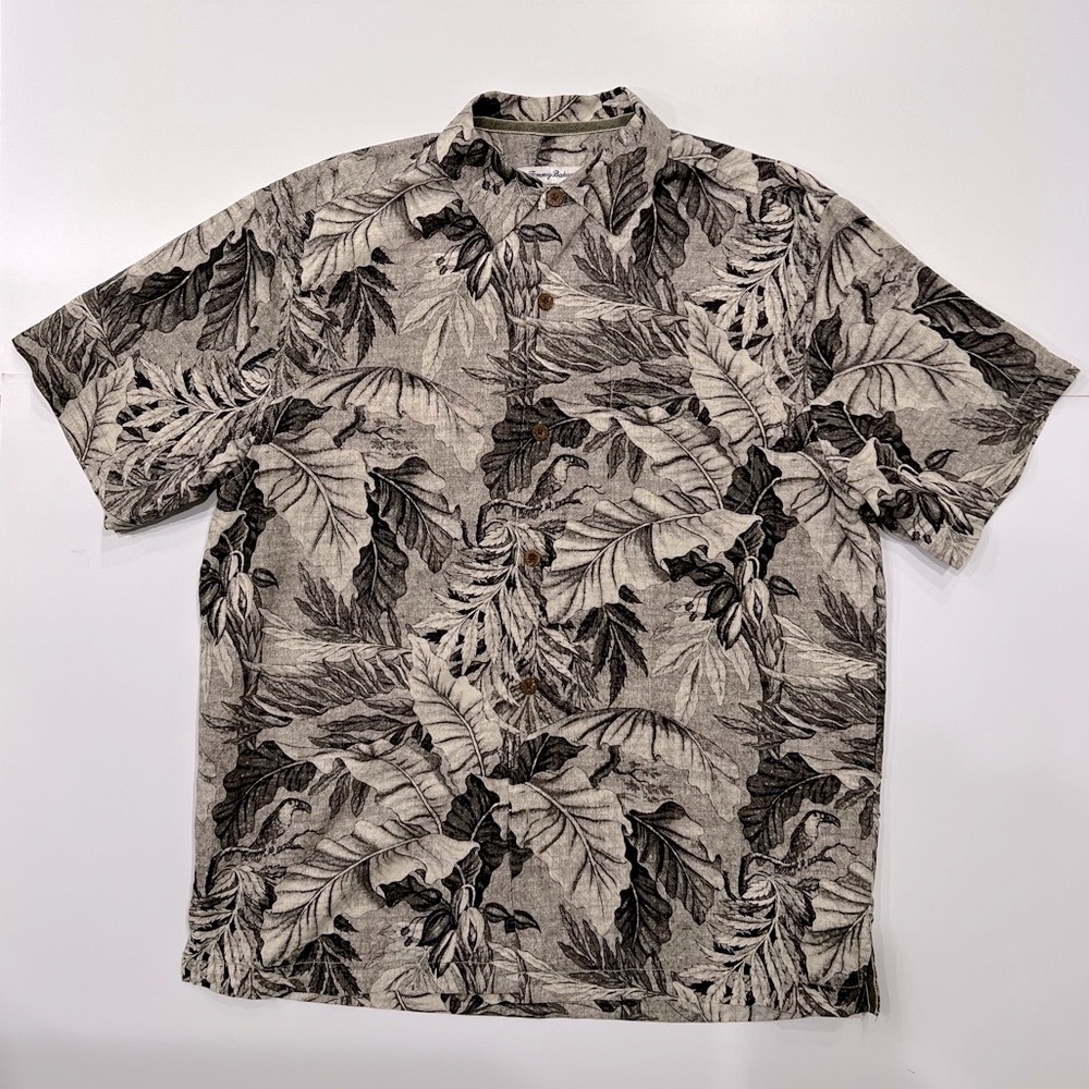 Tommy Bahamas Tropical-Print Pima Cotton Shirt